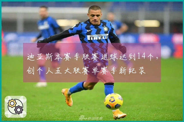 迪亚斯本赛季联赛进球达到14个，创个人五大联赛单赛季新纪录